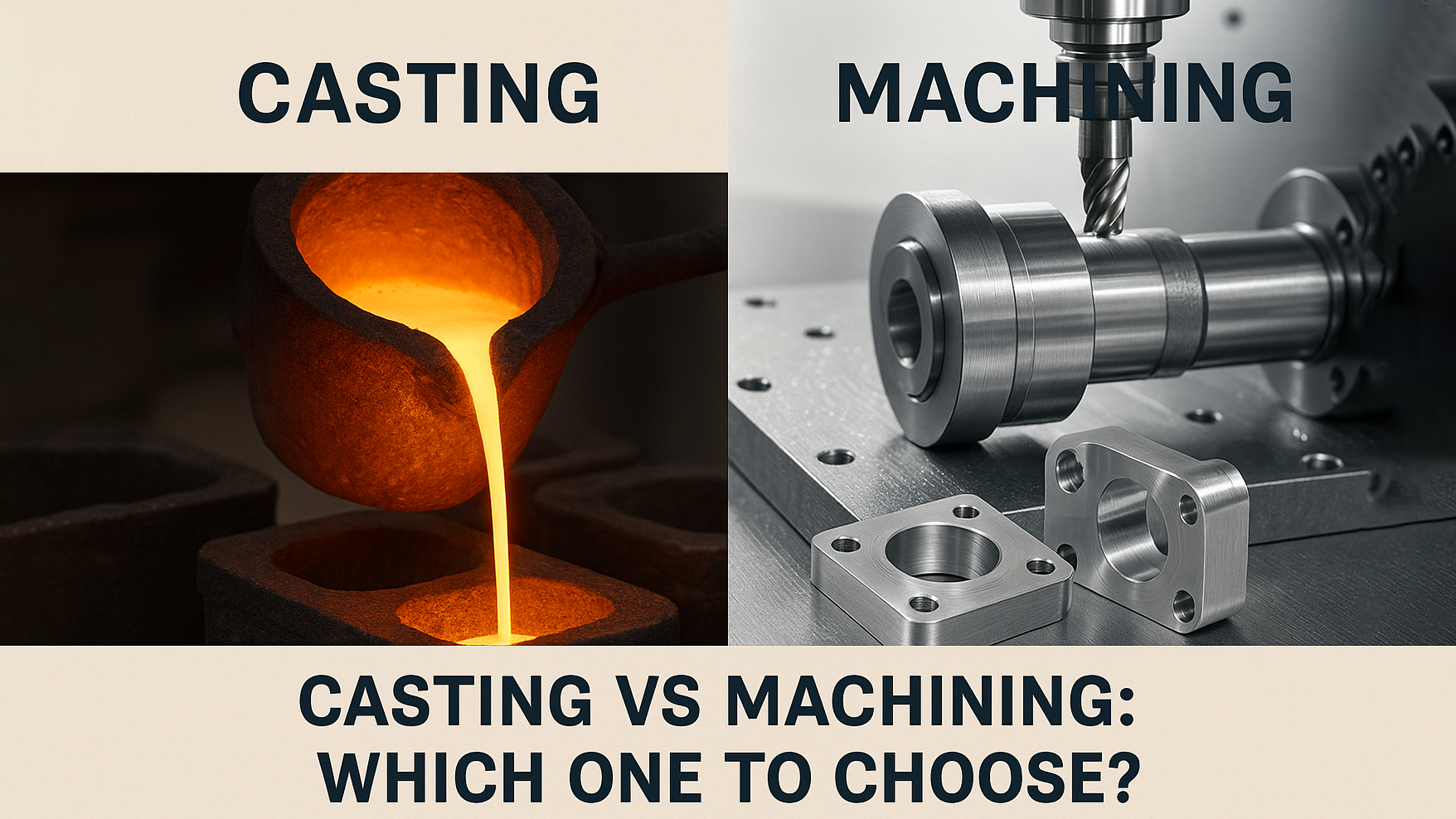 Casting vs Machining: Which One to Choose?
