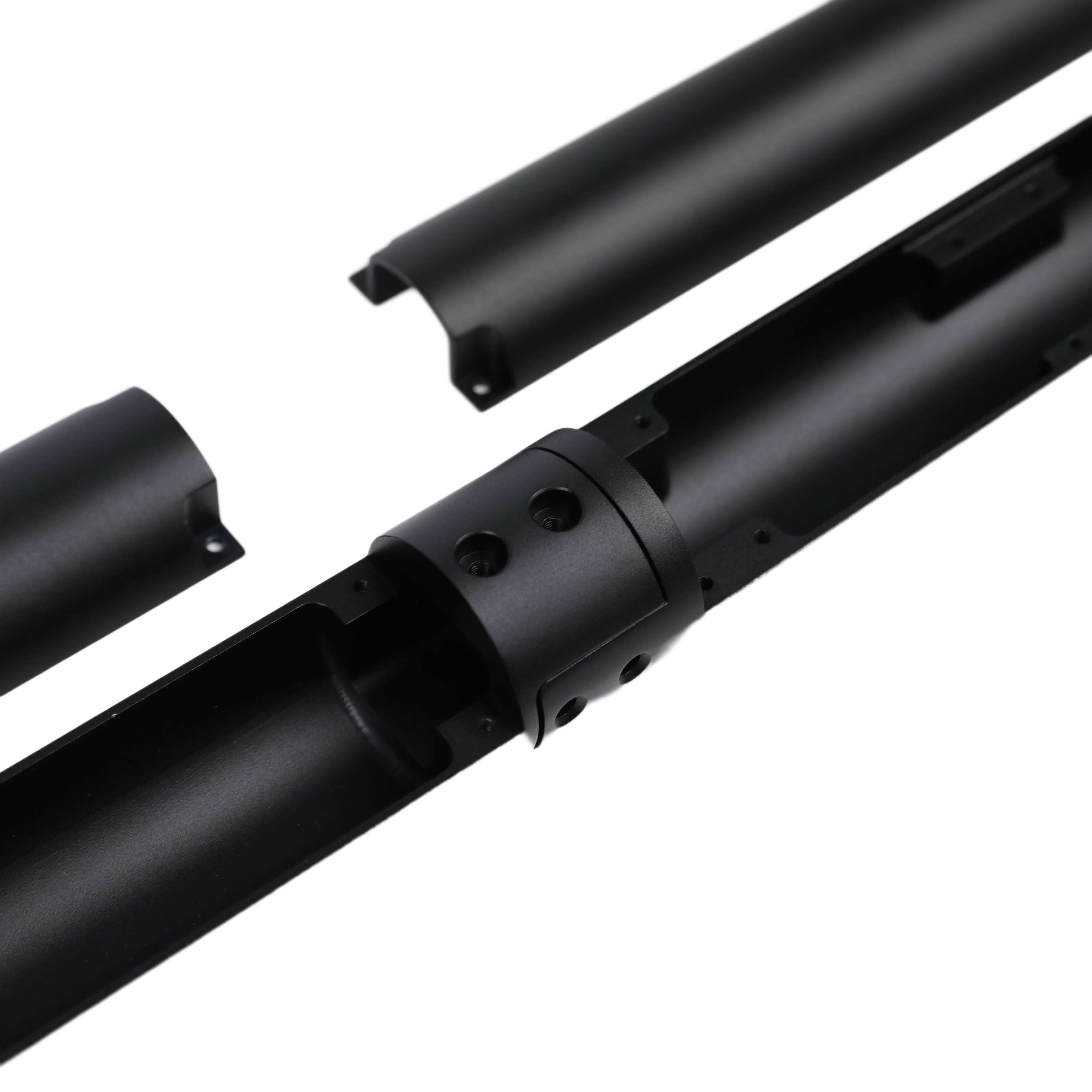 High-Precision Machined Optical Enclosure with Mounting Brackets